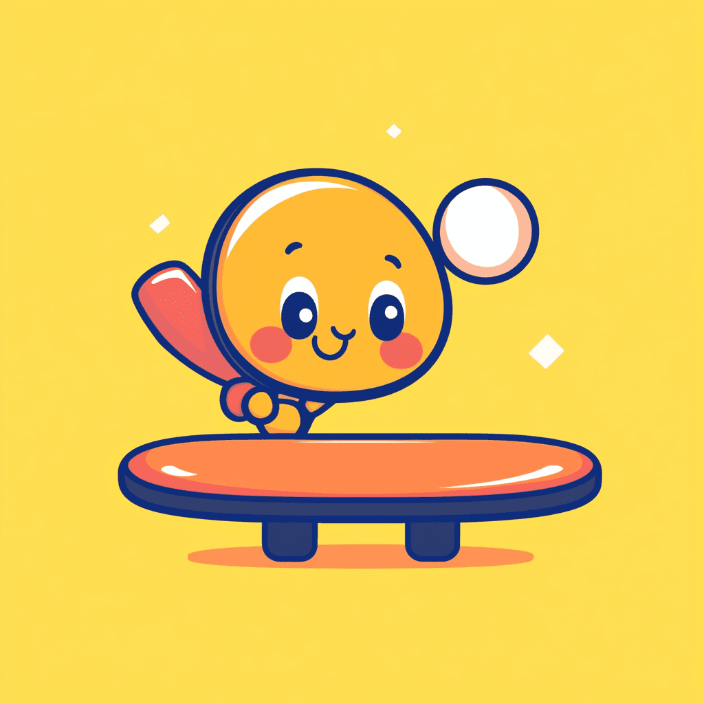 Ping Pong Dash original repeating artwork