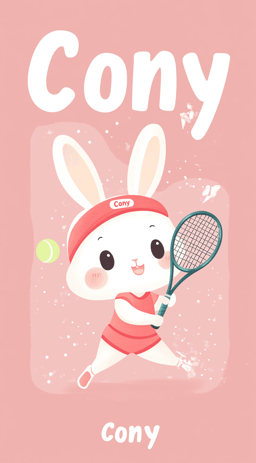 Bunny Zip original repeating artwork