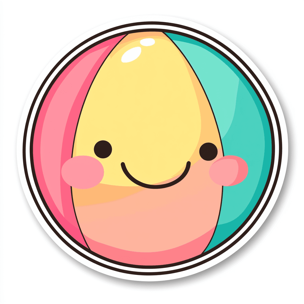 Cartoon Ball Rush original repeating artwork