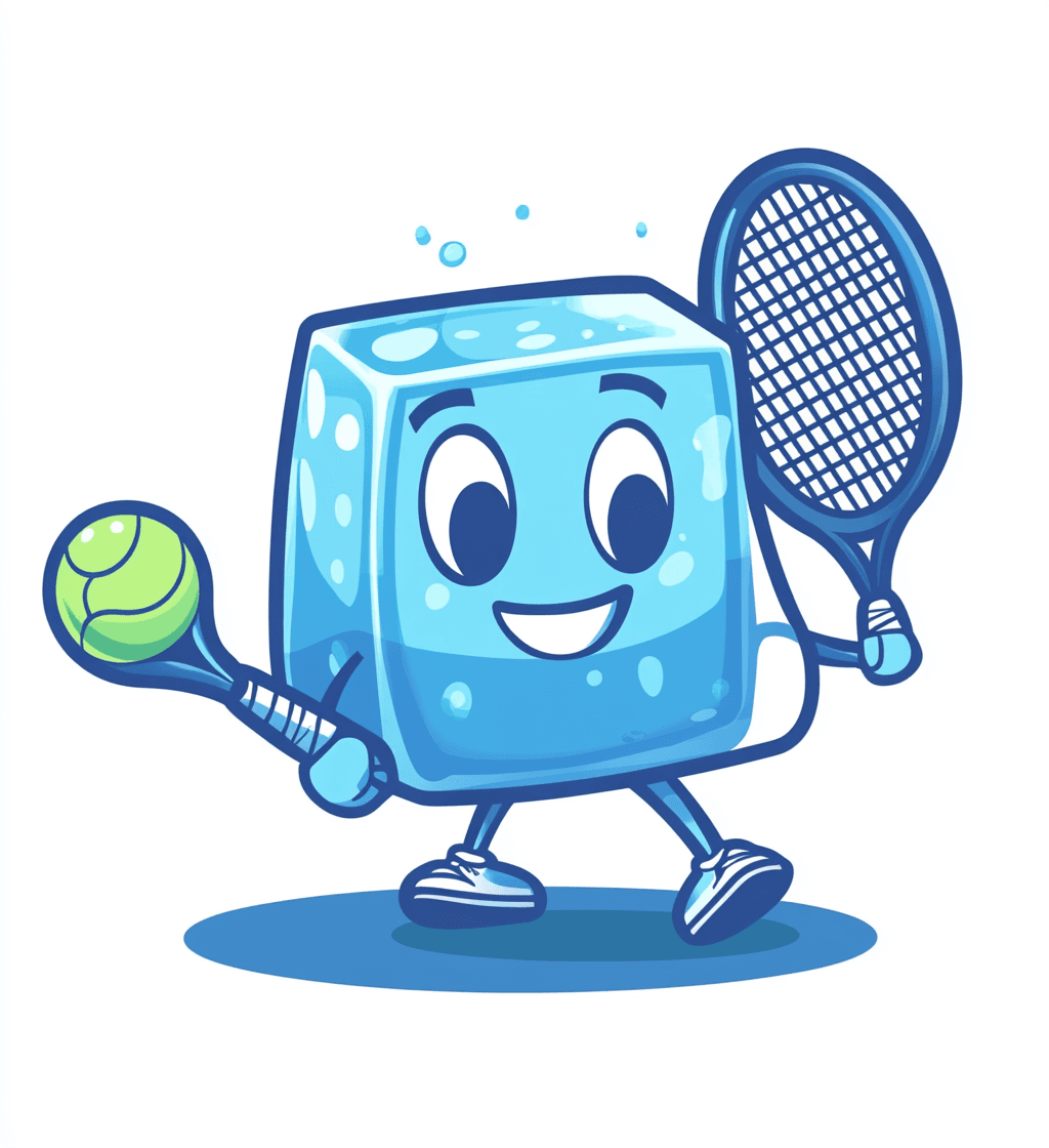 Tennis Press original repeating artwork