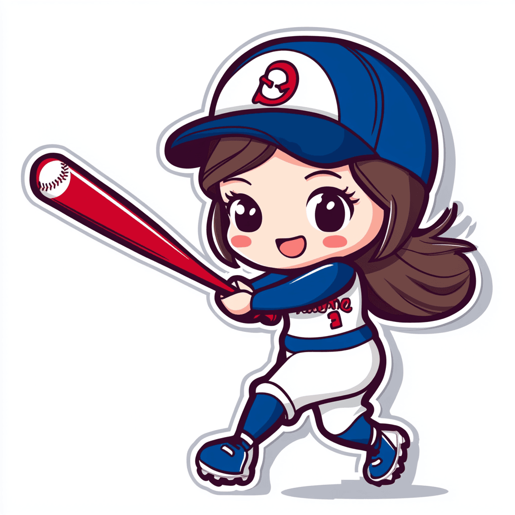 Baseball Sprint original repeating artwork