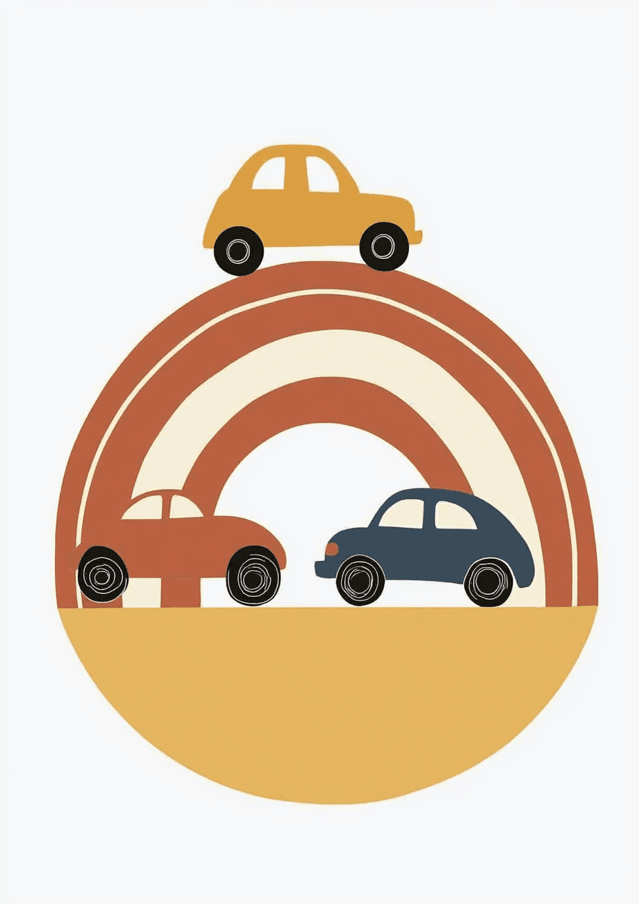 Car Roam original repeating artwork