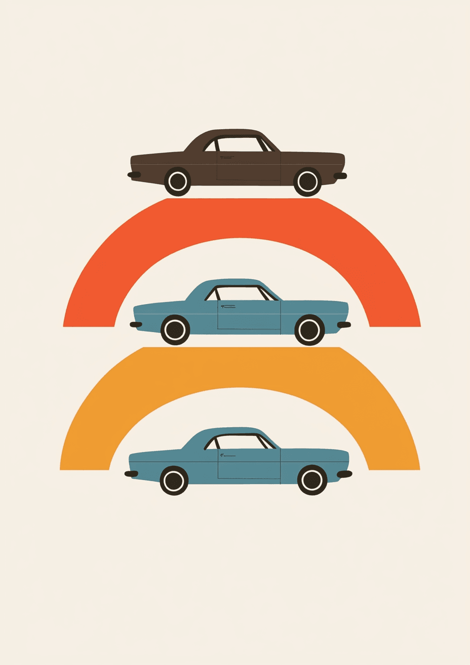 Car Line original repeating artwork