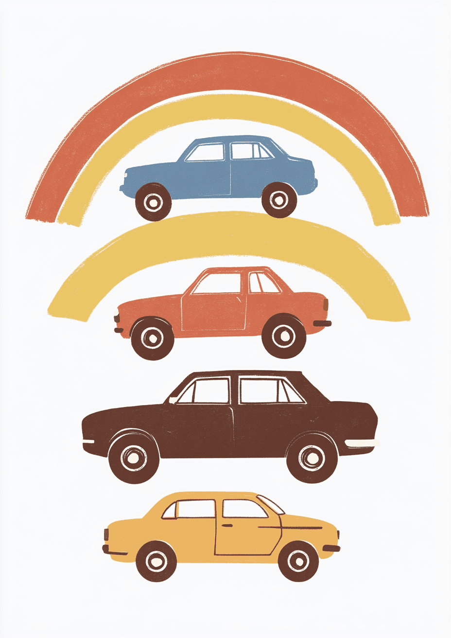Car 671 original repeating artwork