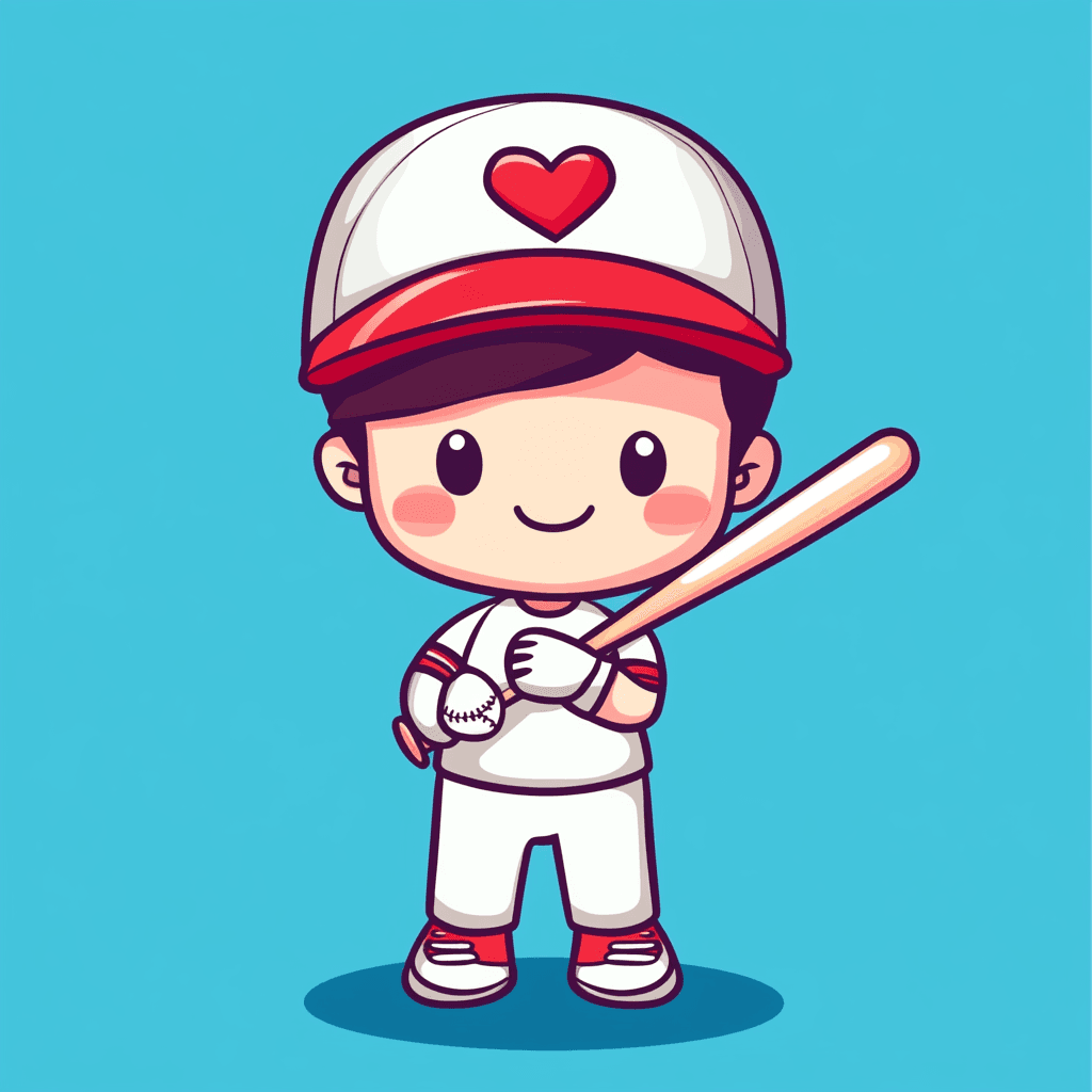 Baseball Club original repeating artwork