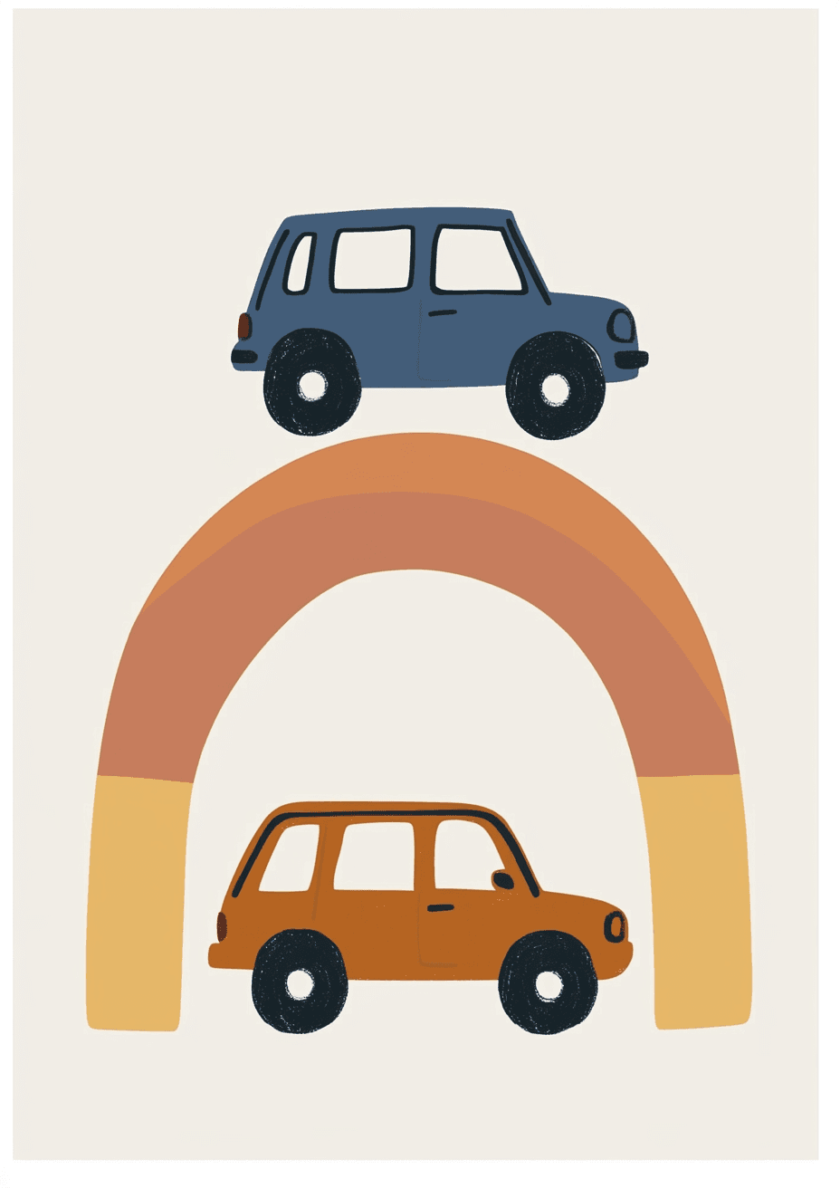 Car 204 original repeating artwork