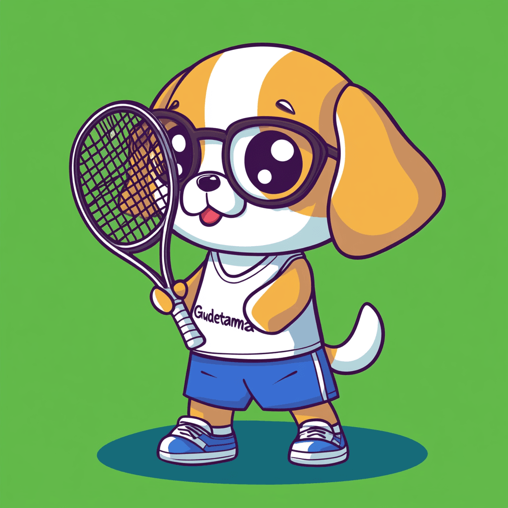 Tennis Fizz original repeating artwork