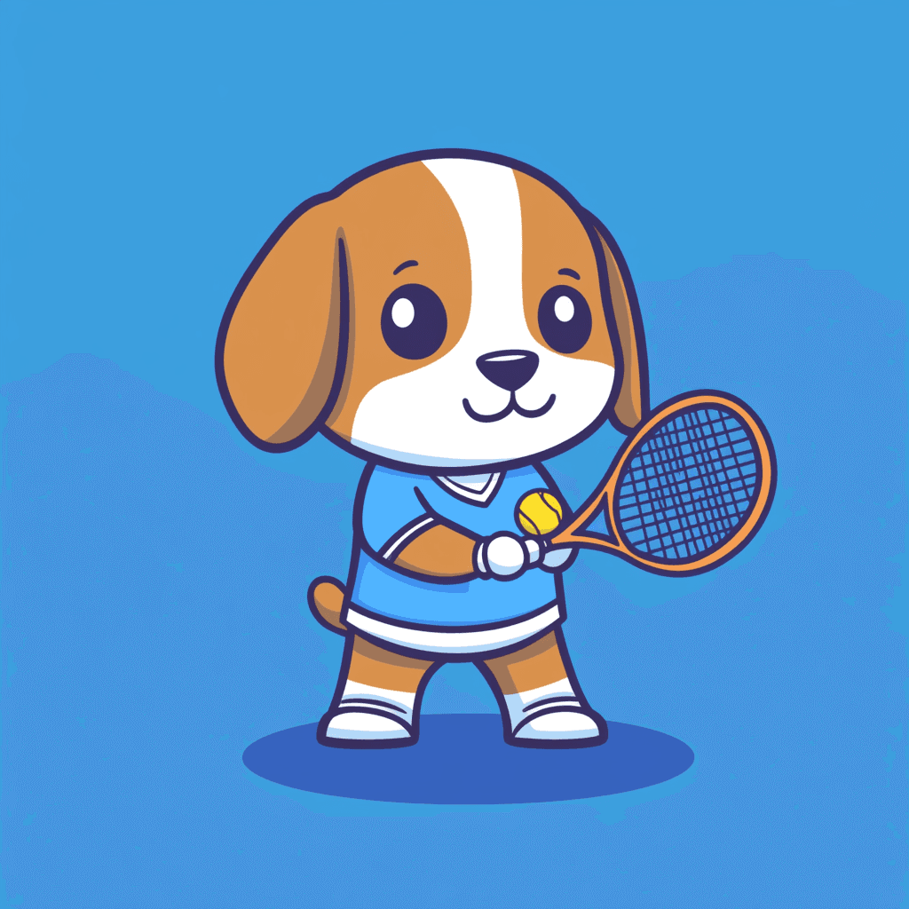 Tennis 006 original repeating artwork
