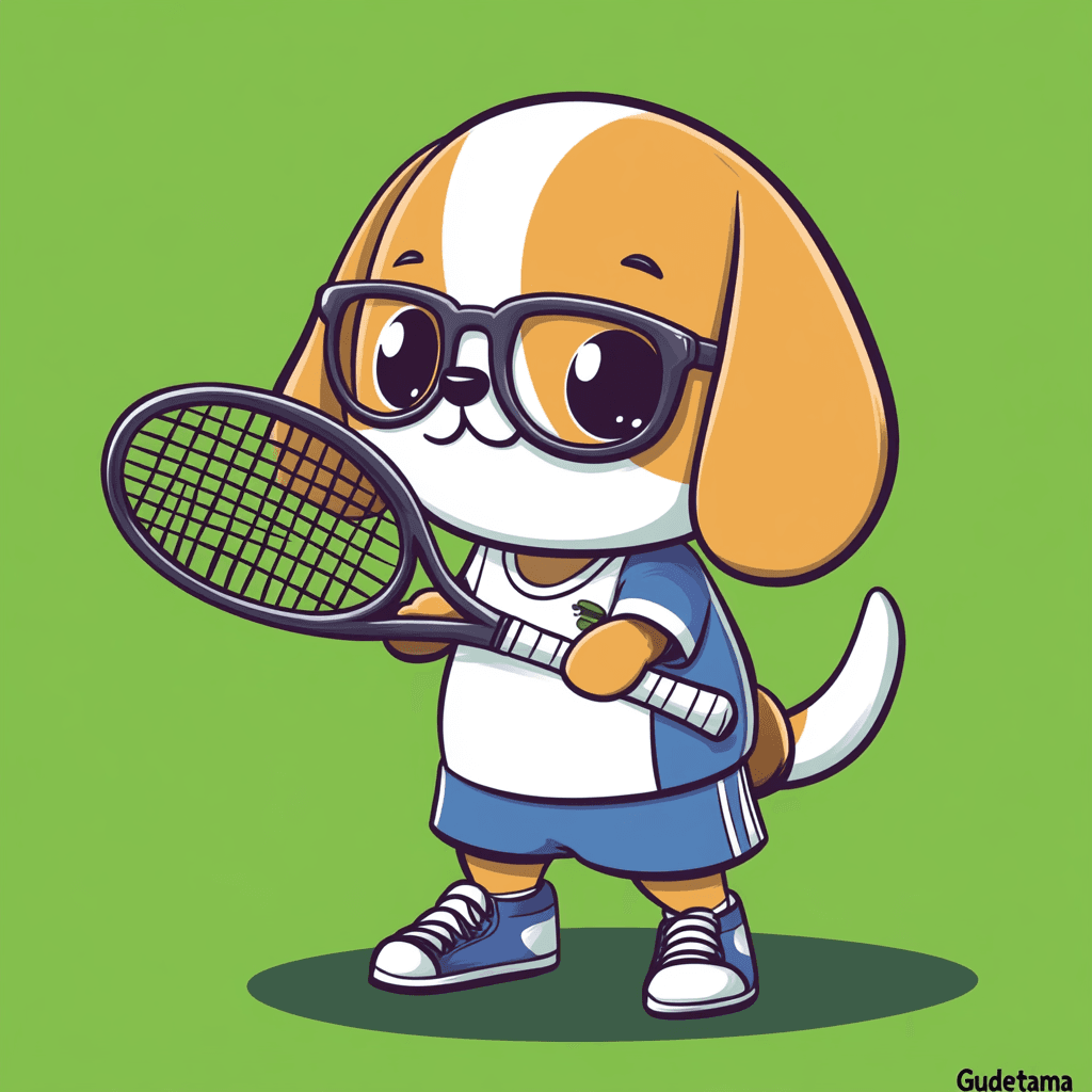 Tennis Studio original repeating artwork