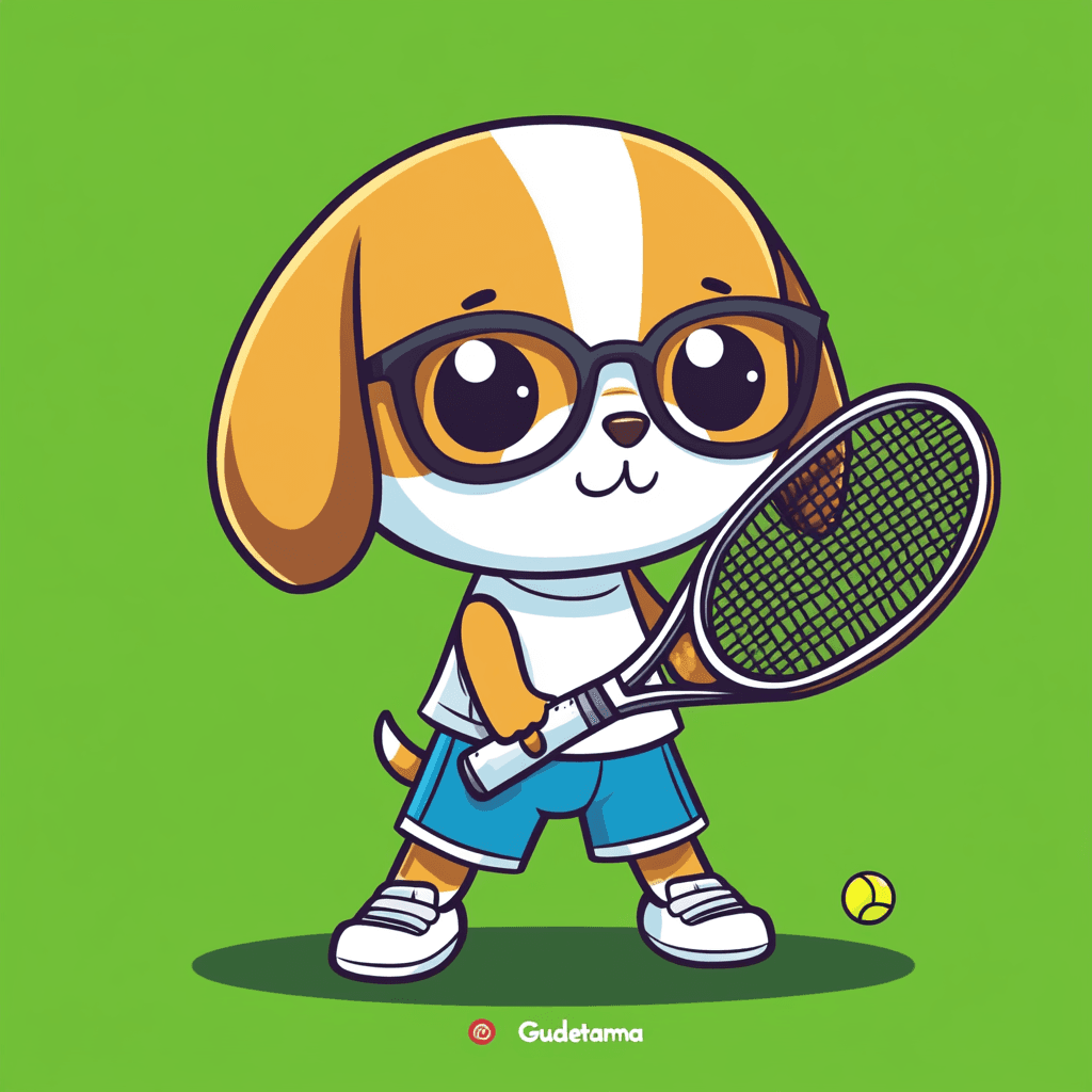 Tennis 164 original repeating artwork
