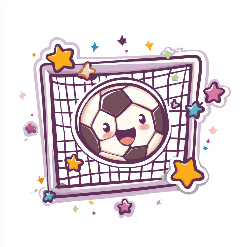 Soccer Show original repeating artwork