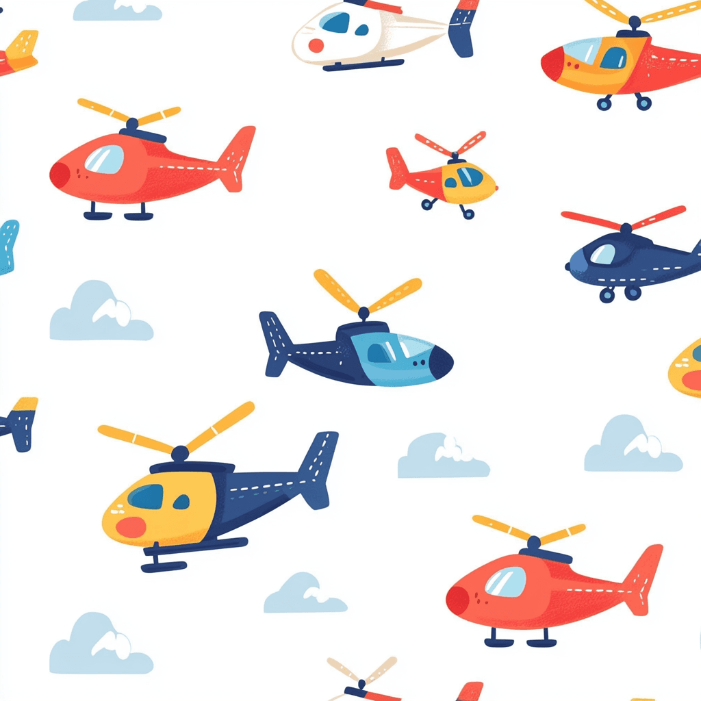 Airplane 058 original repeating artwork