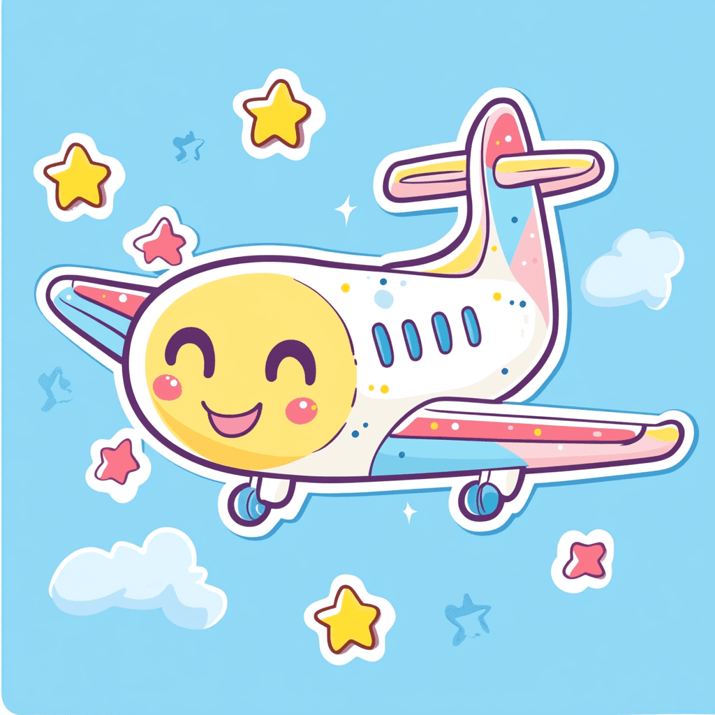 Airplane 343 original repeating artwork
