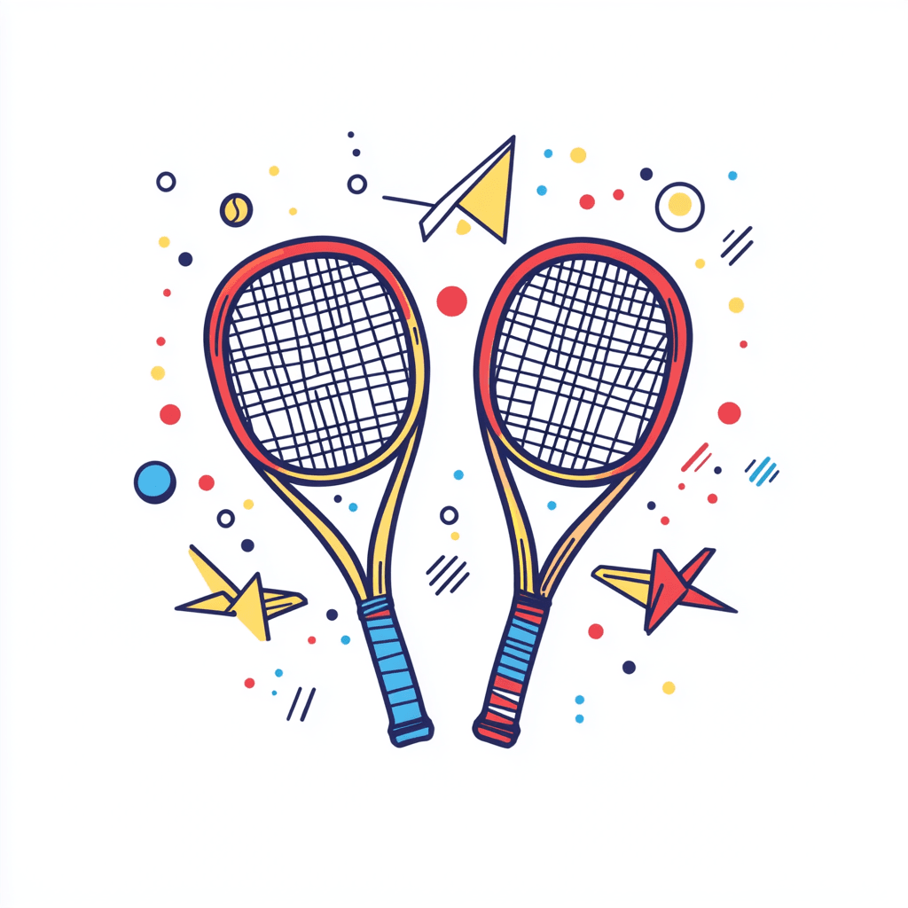 Tennis Blast original repeating artwork