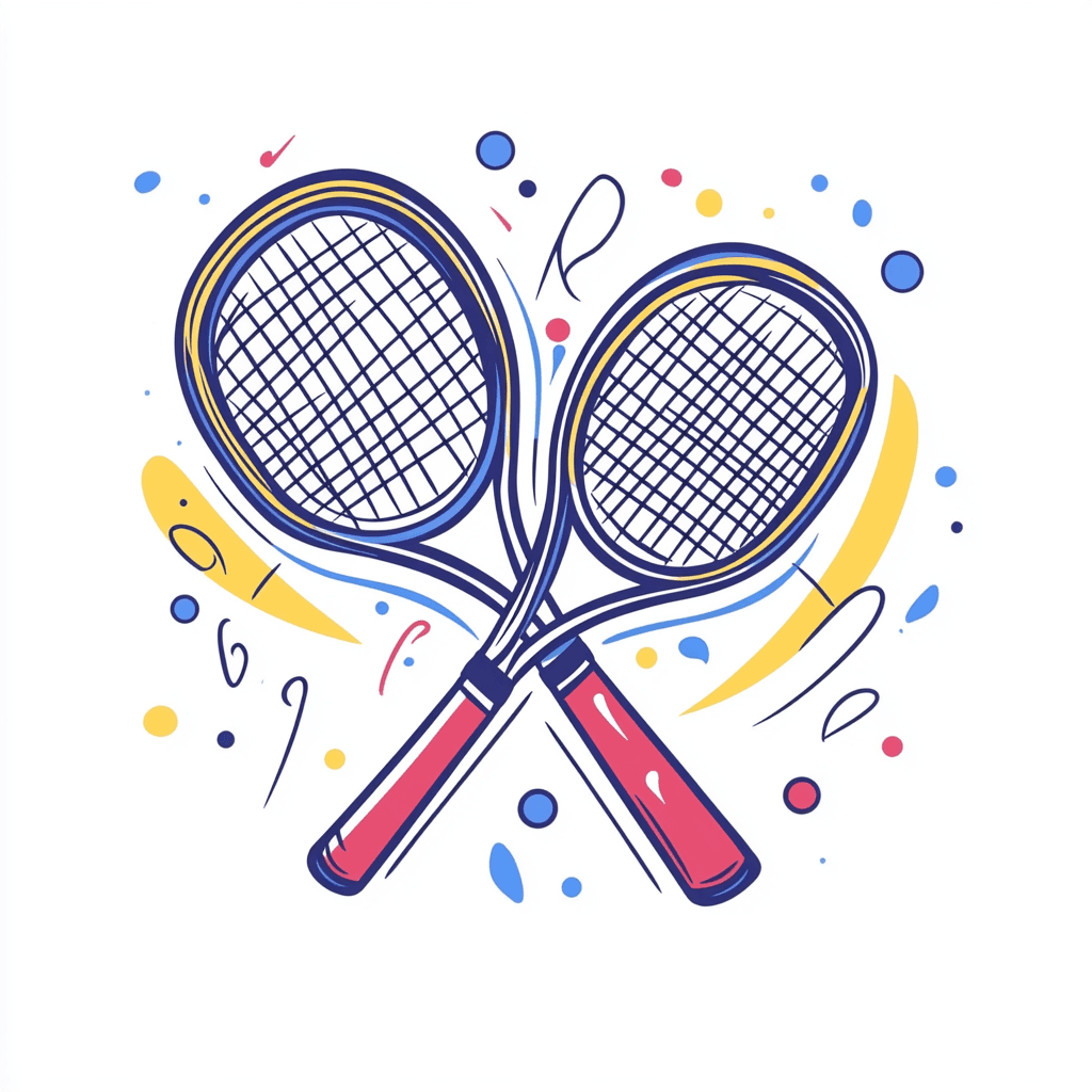 Tennis Play original repeating artwork