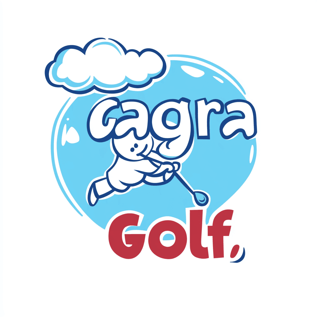 Cartoon Golf Club original repeating artwork
