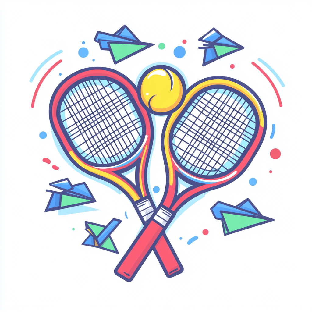 Tennis Moonlit original repeating artwork