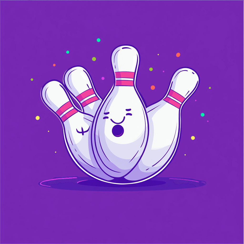 Bowling Echo original repeating artwork