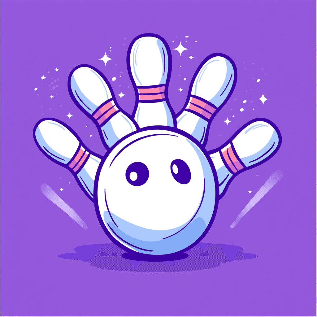Bowling 004 original repeating artwork