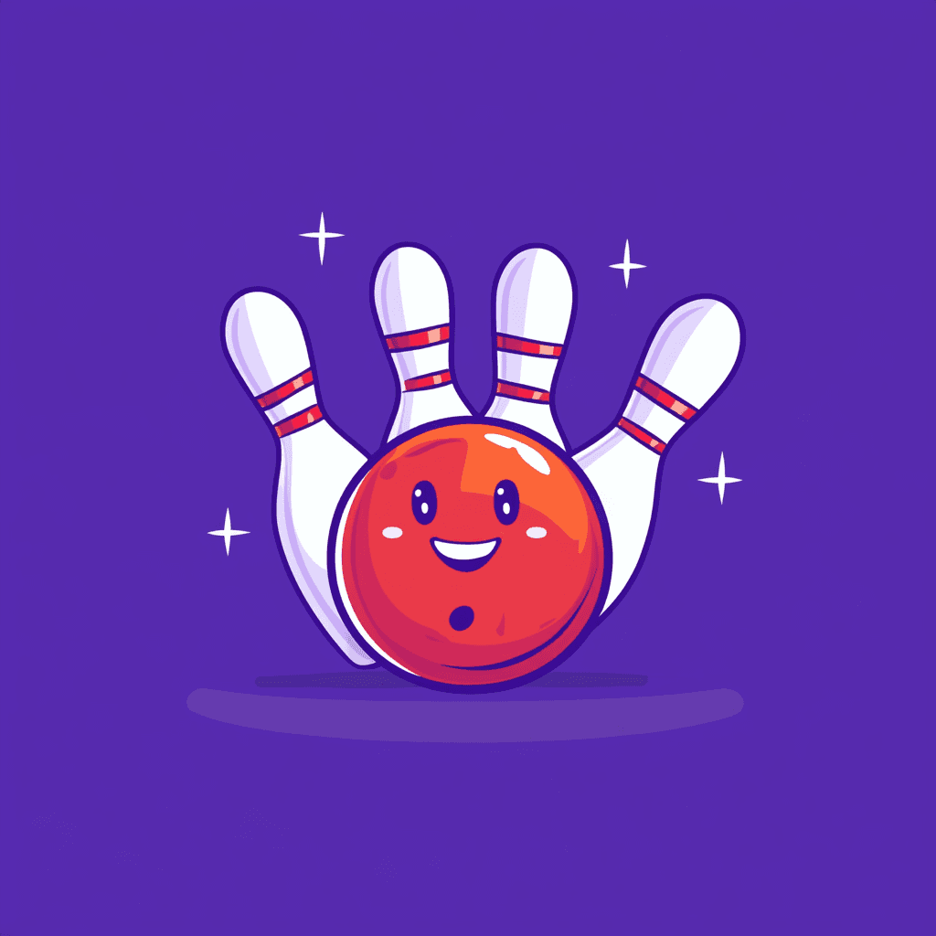 Bowling 014 original repeating artwork
