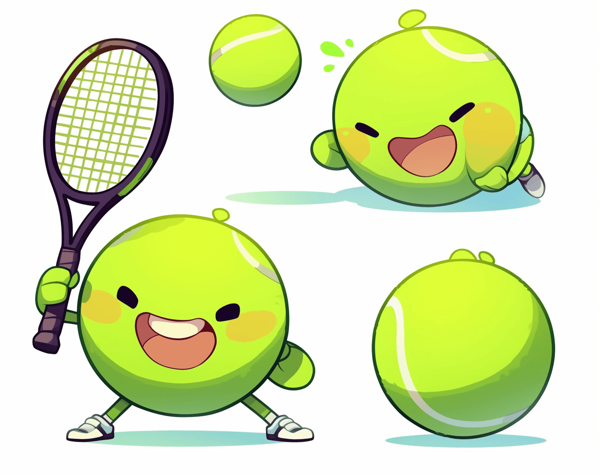 Tennis Tone original repeating artwork