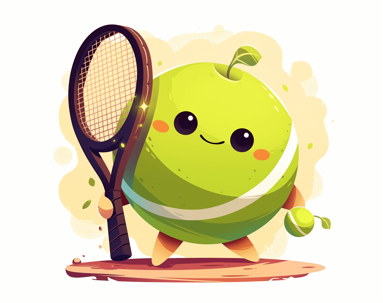 Tennis Twilight original repeating artwork