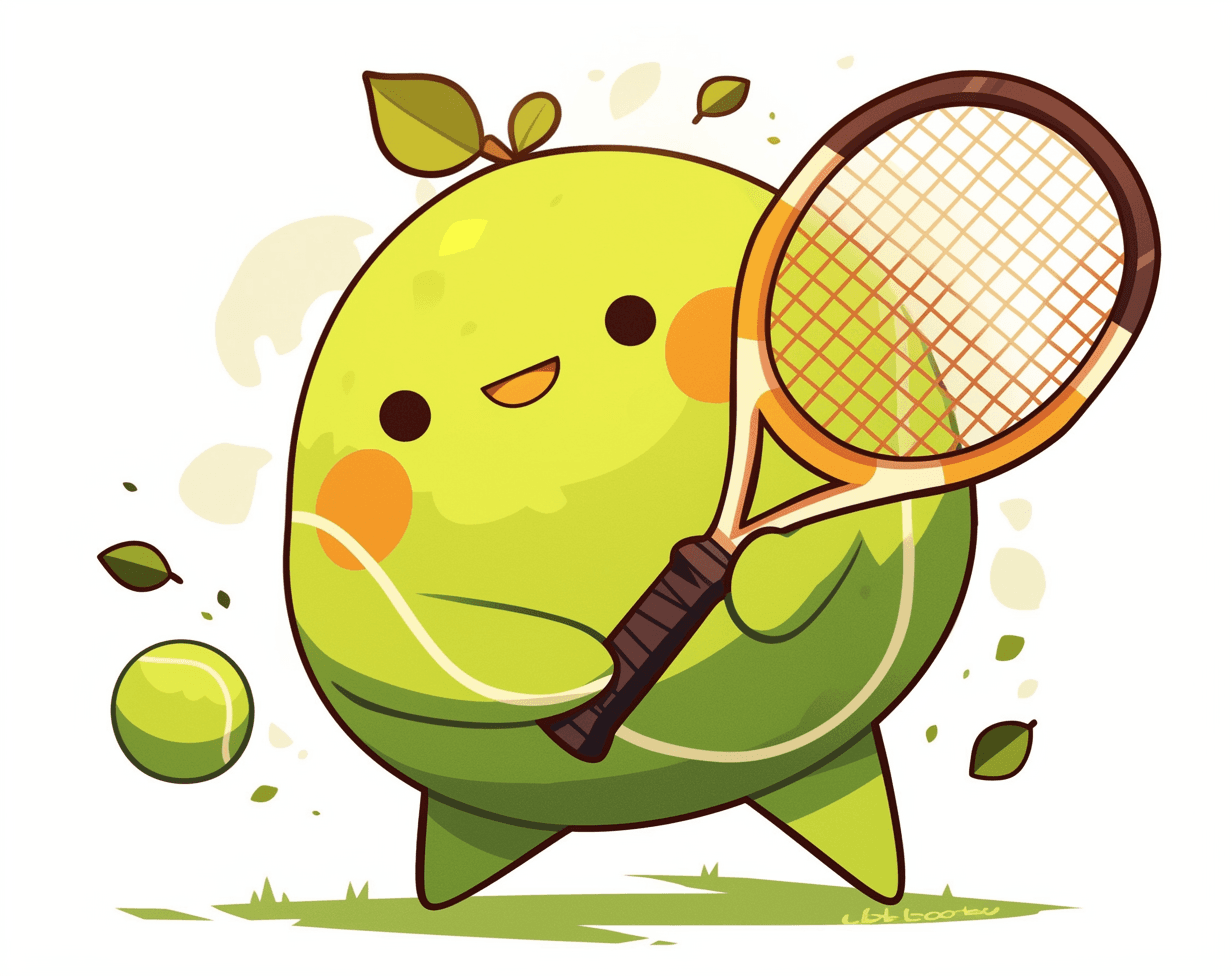 Tennis Boulevard original repeating artwork