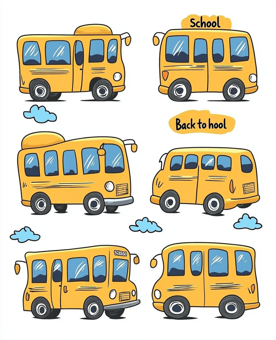 Bus Spark original repeating artwork