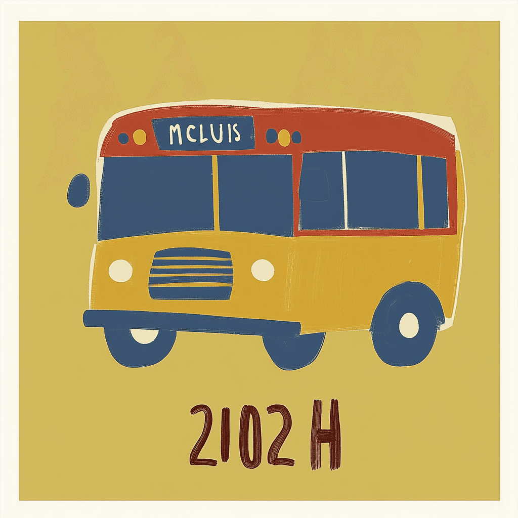 Bus Tribe original repeating artwork