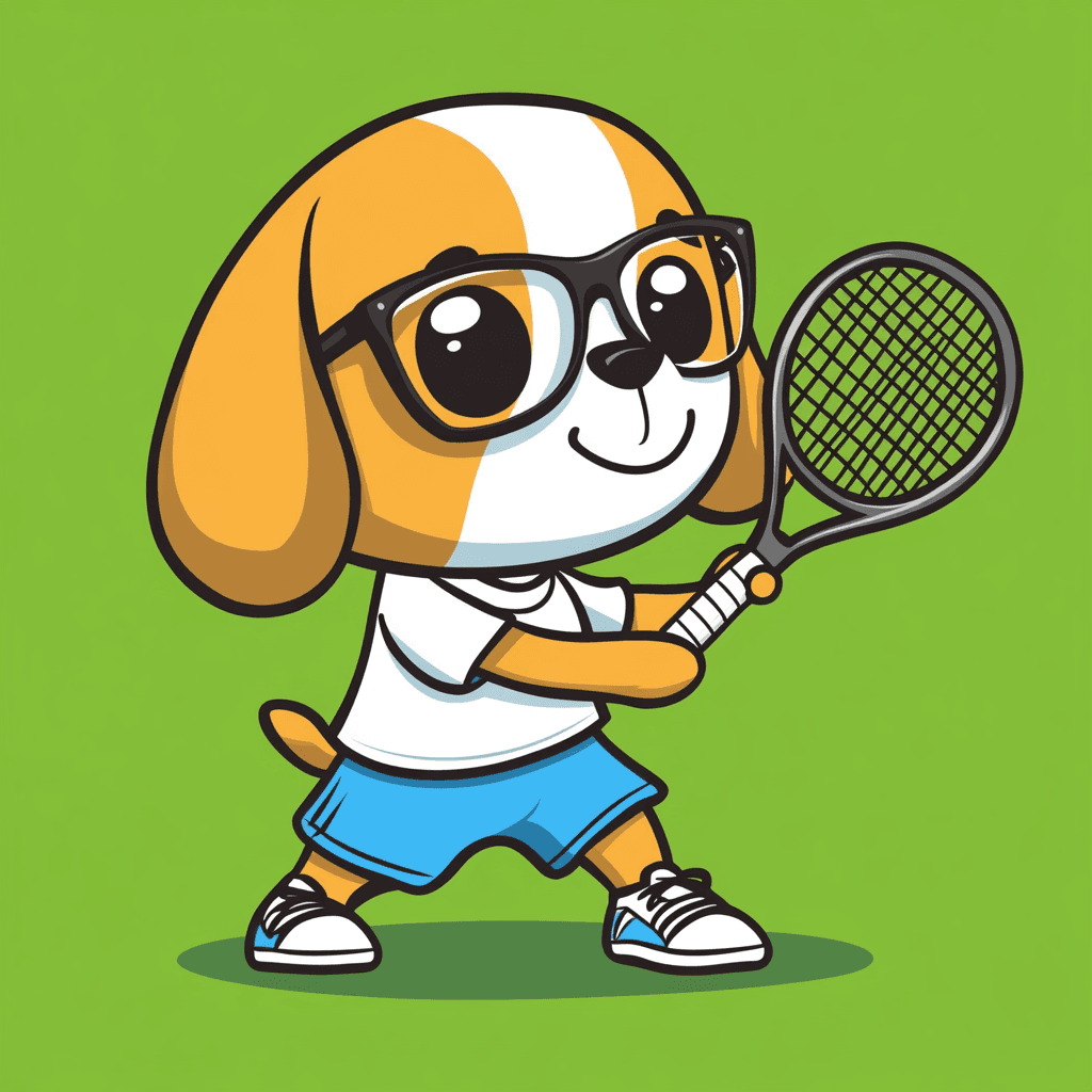 Puppy Rise original repeating artwork