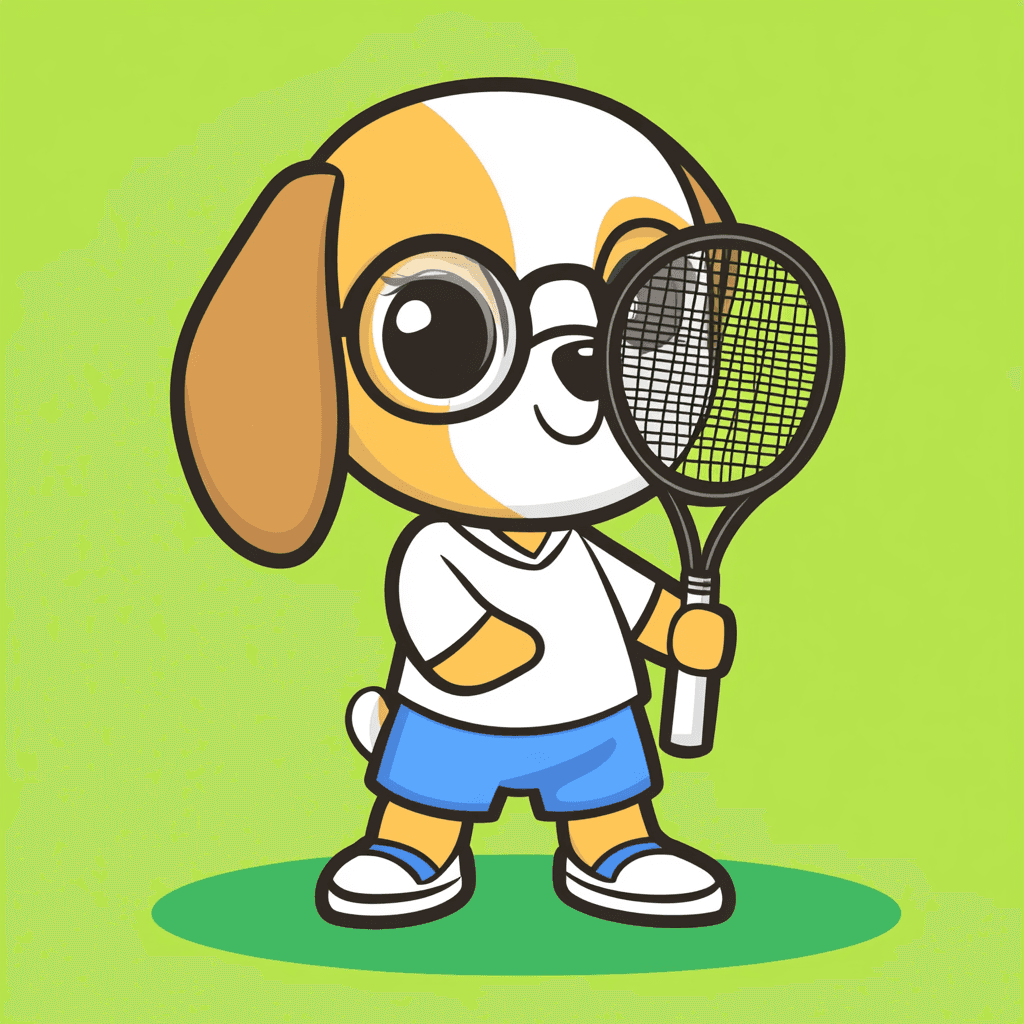 Puppy Avenue original repeating artwork