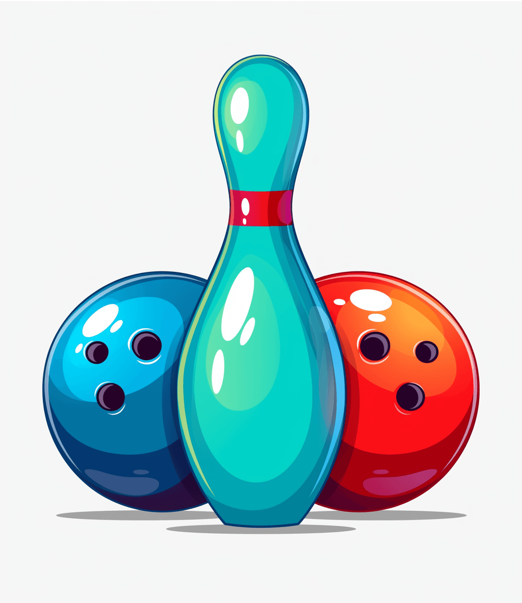 Bowling Carnival original repeating artwork