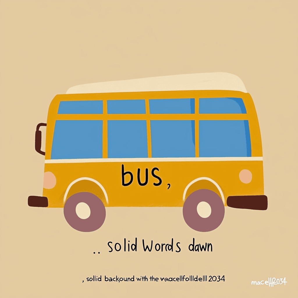 Bus 001 original repeating artwork