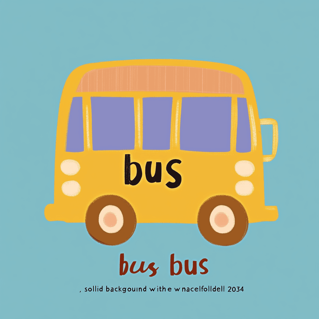 Bus Echo original repeating artwork