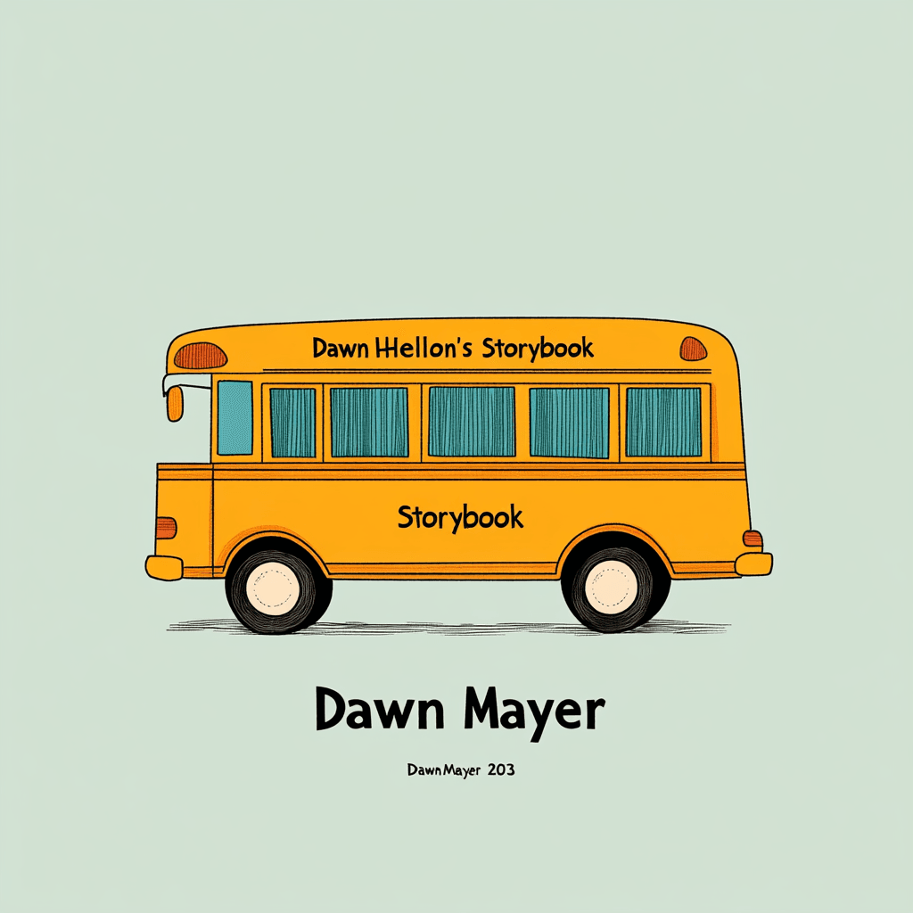 Bus Ivory original repeating artwork