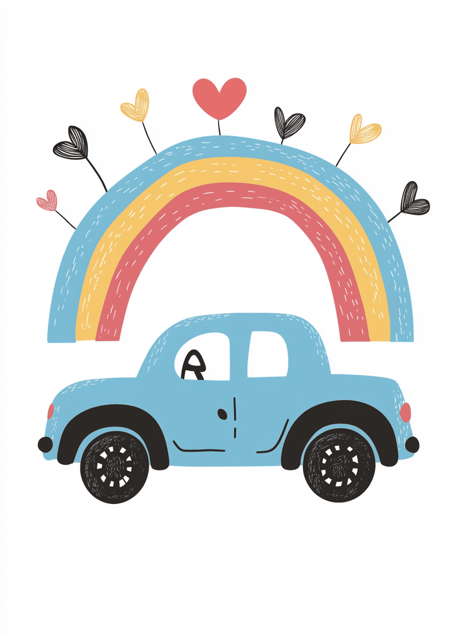 Car Shine original repeating artwork