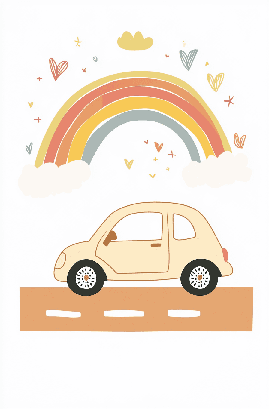 Car 340 original repeating artwork