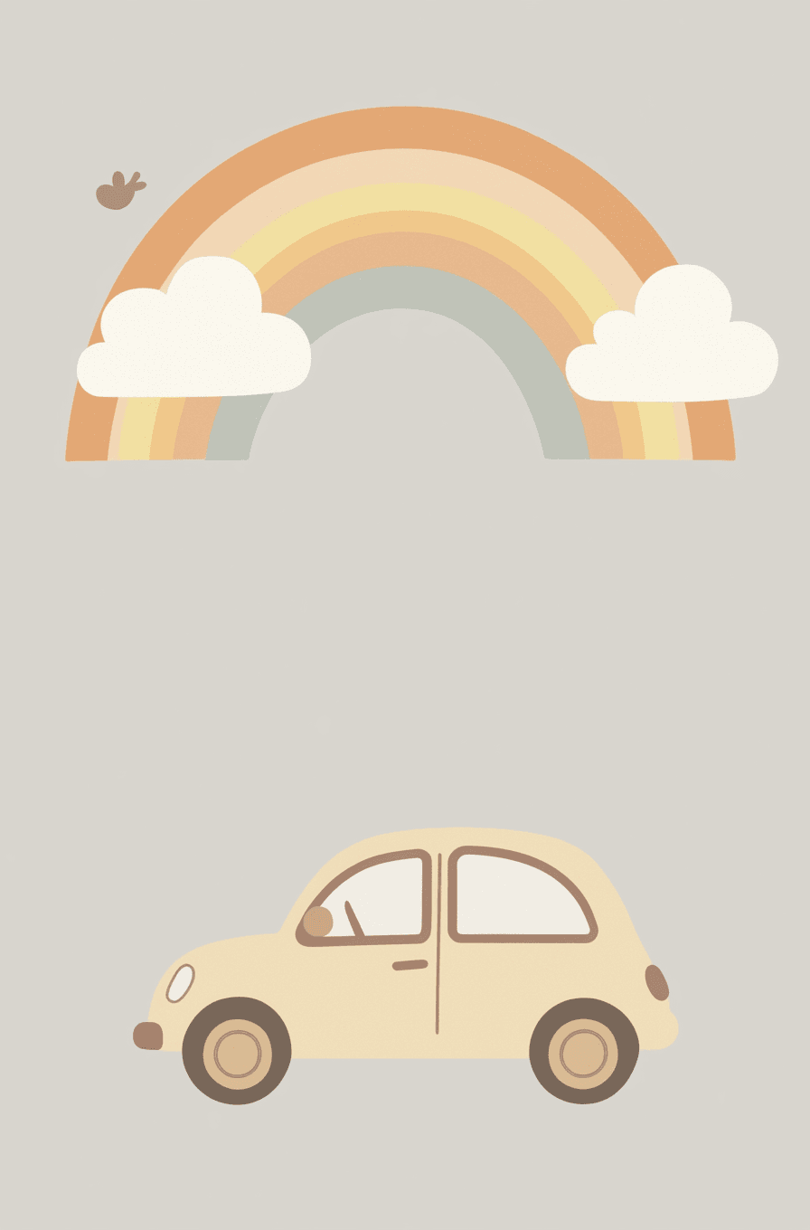 Car Bounce original repeating artwork