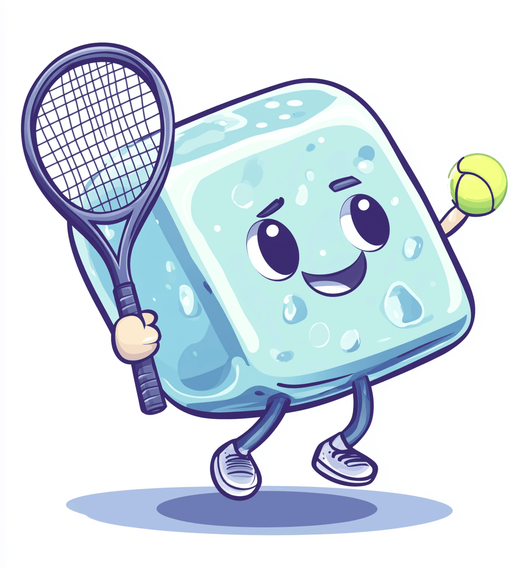 Tennis Squad original repeating artwork