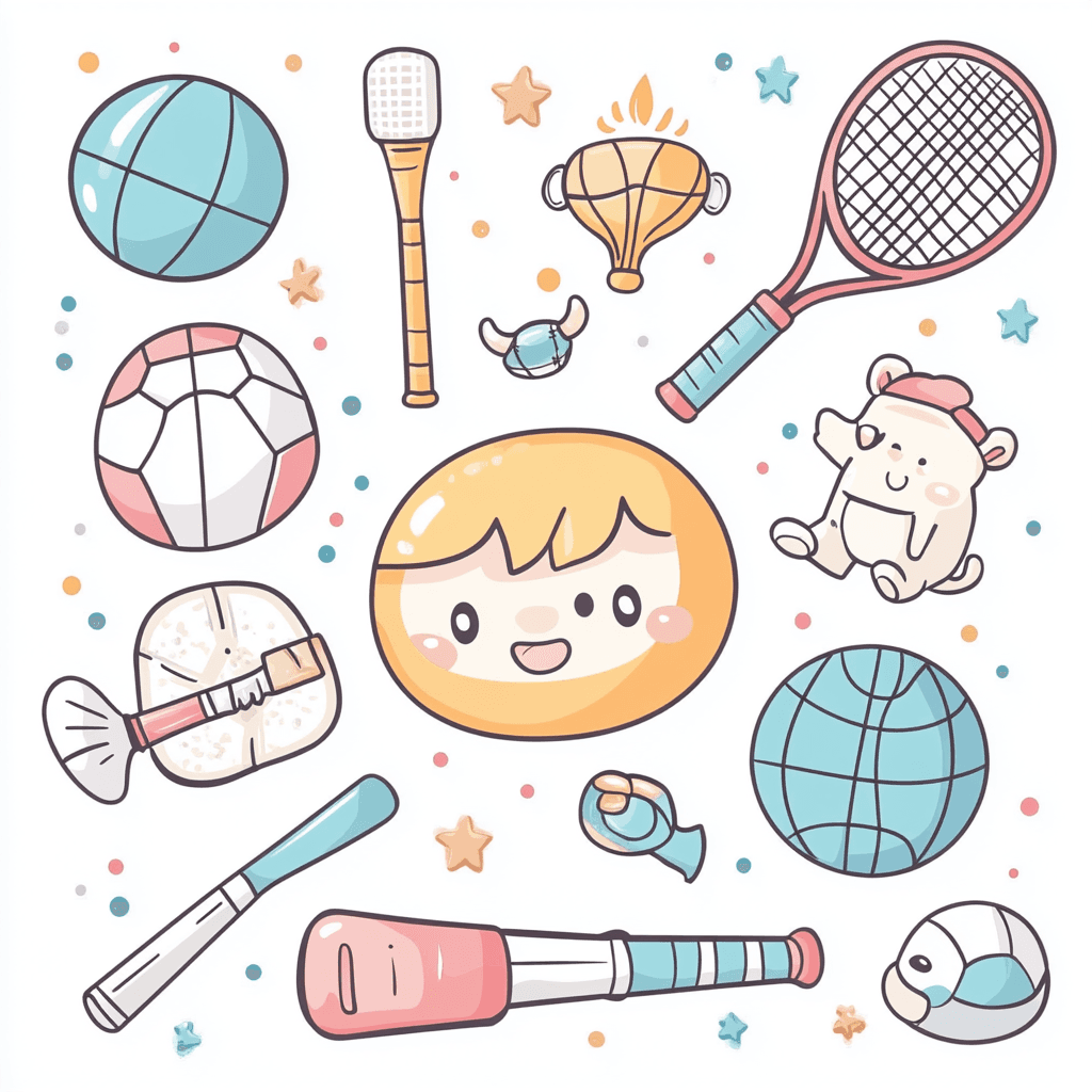Sports Gear Festival original repeating artwork