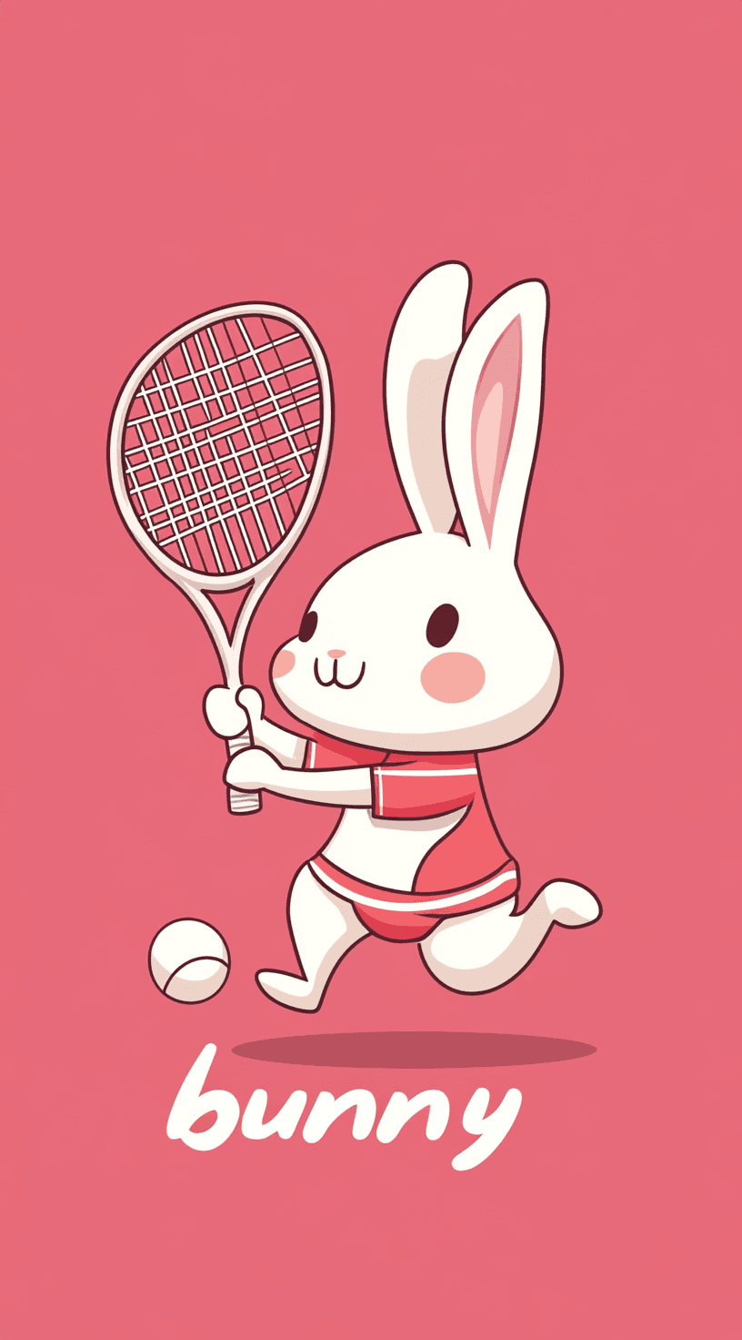 Racket Team original repeating artwork