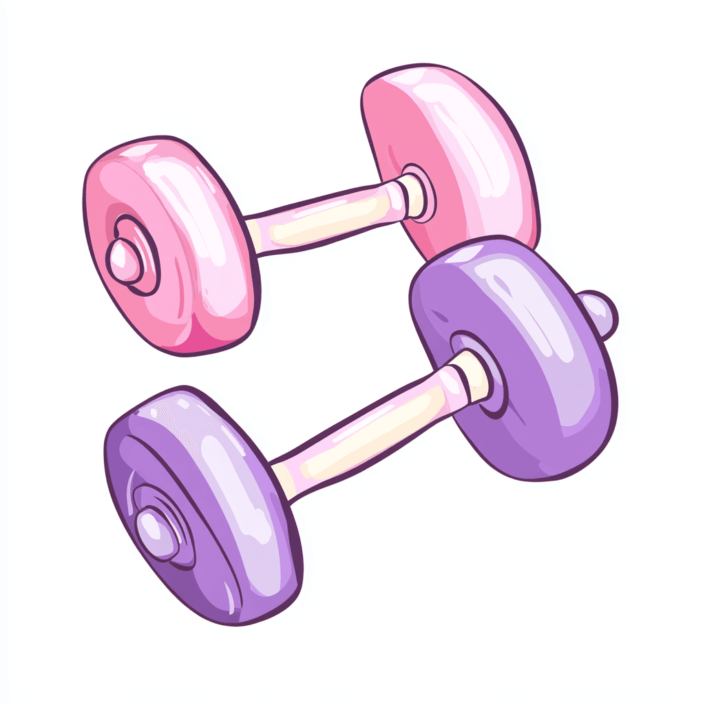 Dumbbell original repeating artwork