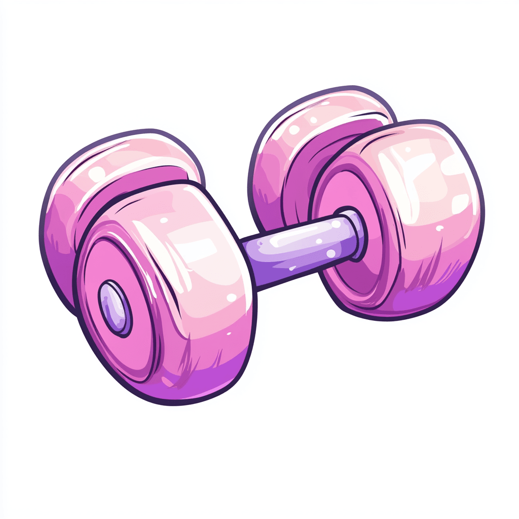 Dumbbell Pals original repeating artwork