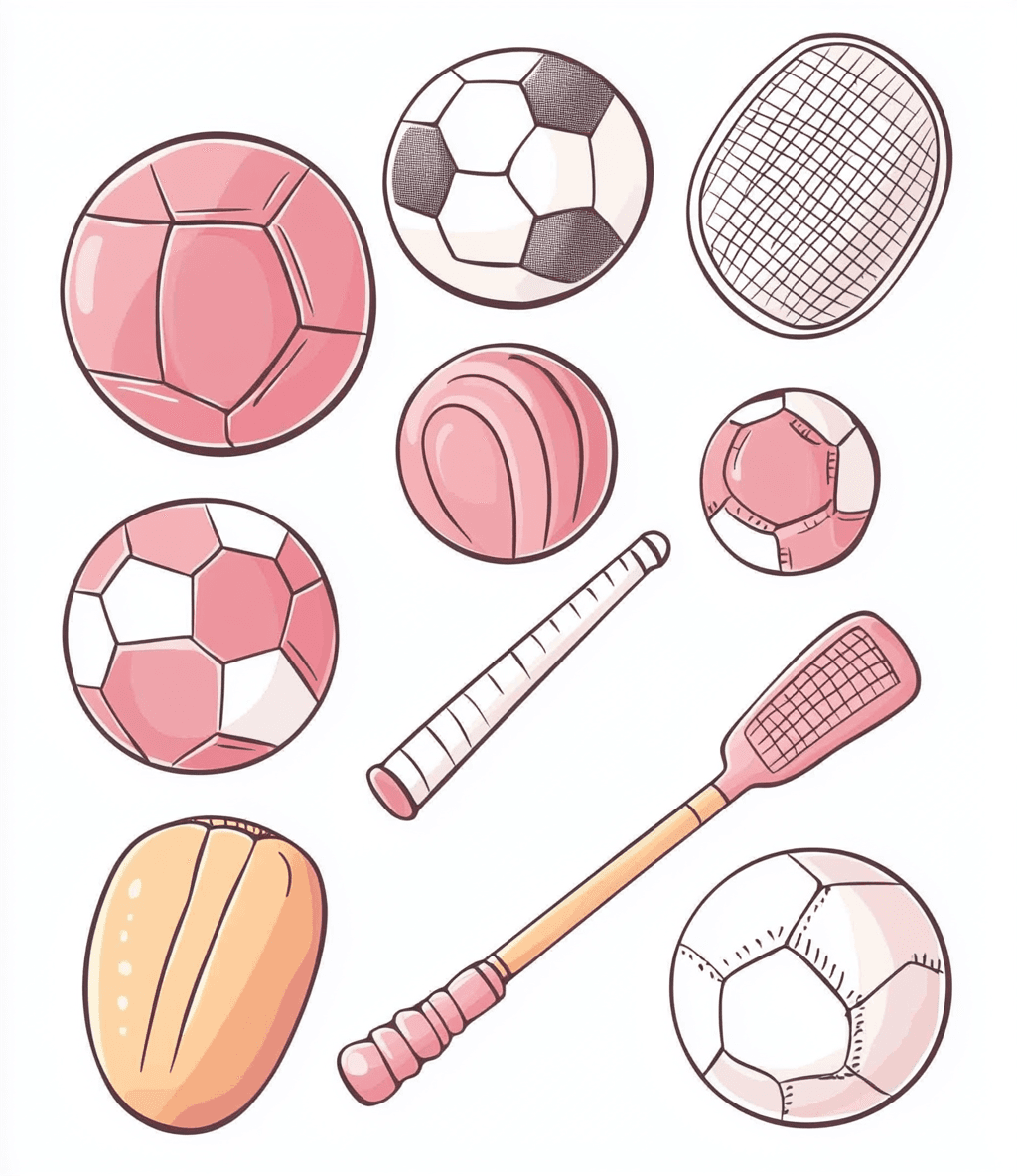 Sports Gear Jam original repeating artwork
