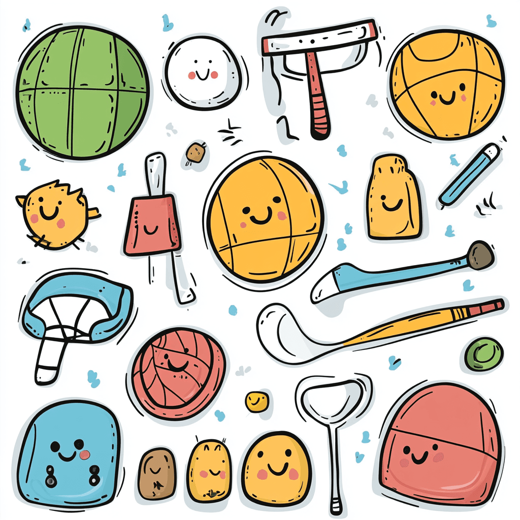 Sports Gear 001 original repeating artwork