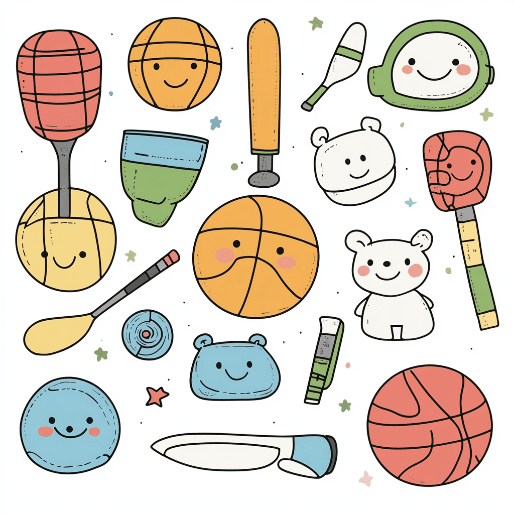Sports Gear 003 original repeating artwork