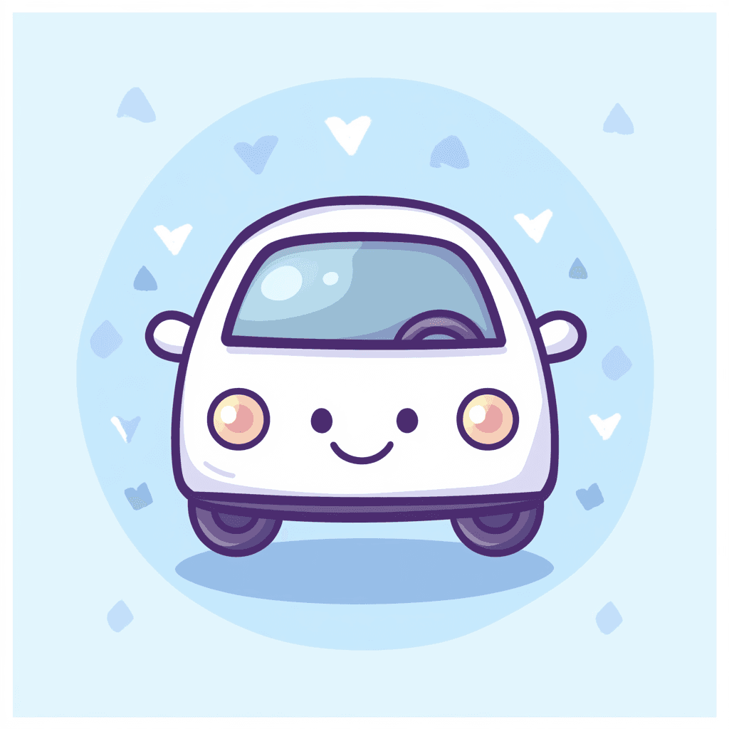 Cute Car Beats original repeating artwork