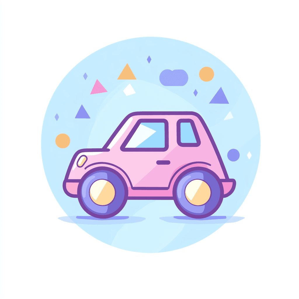 Cute Car 002 original repeating artwork