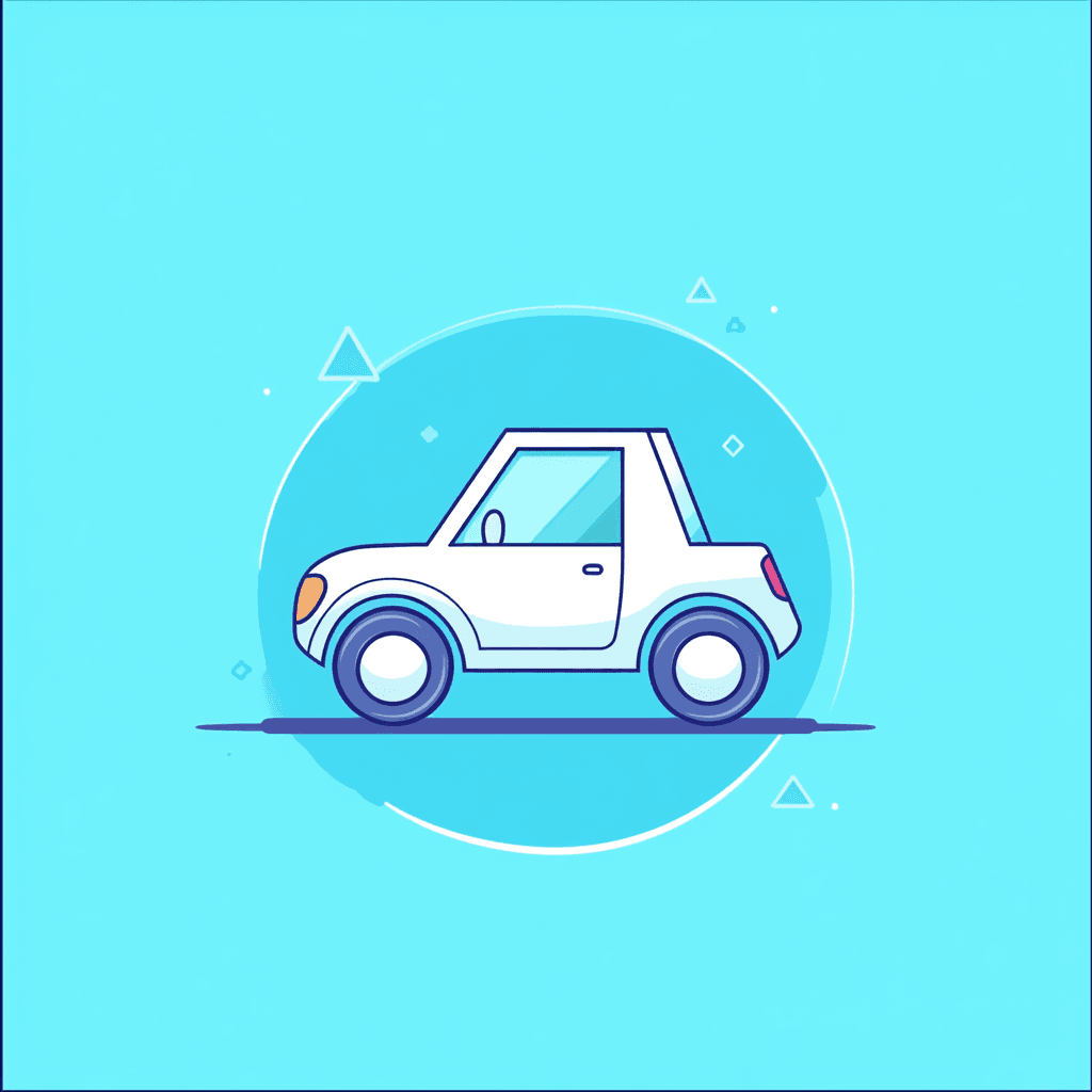 Cute Car Groove original repeating artwork