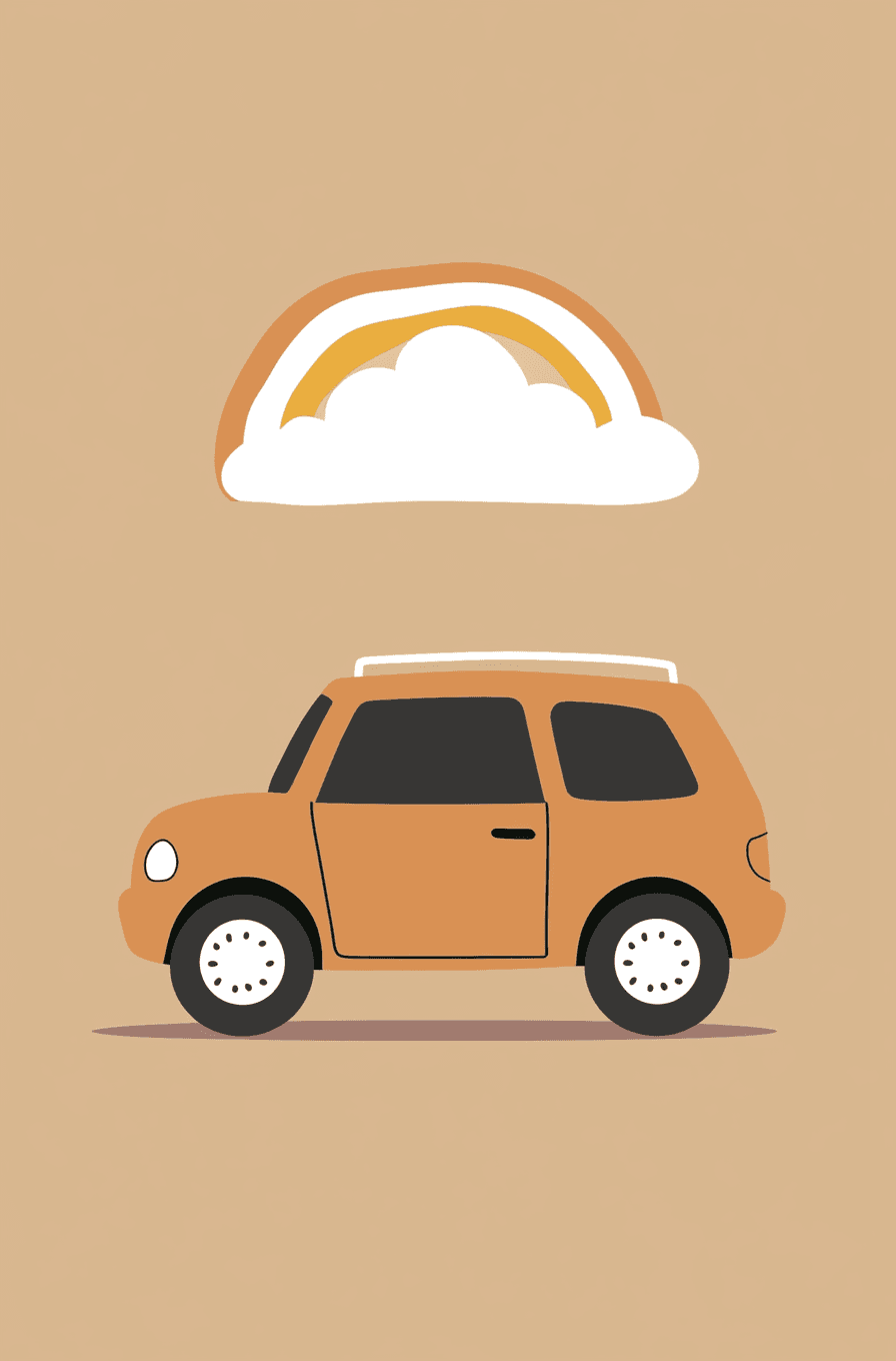 Cute Car 008 original repeating artwork